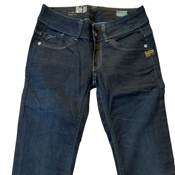 Retro Vintage G-Star Raw Lynn Skinny Comfort Comet Denim Jeans Pants Sz 25 NWT - Picture 5 of 14
